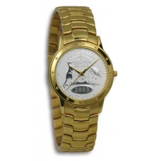 Contemporary Florin Gold Case & Bracelet..